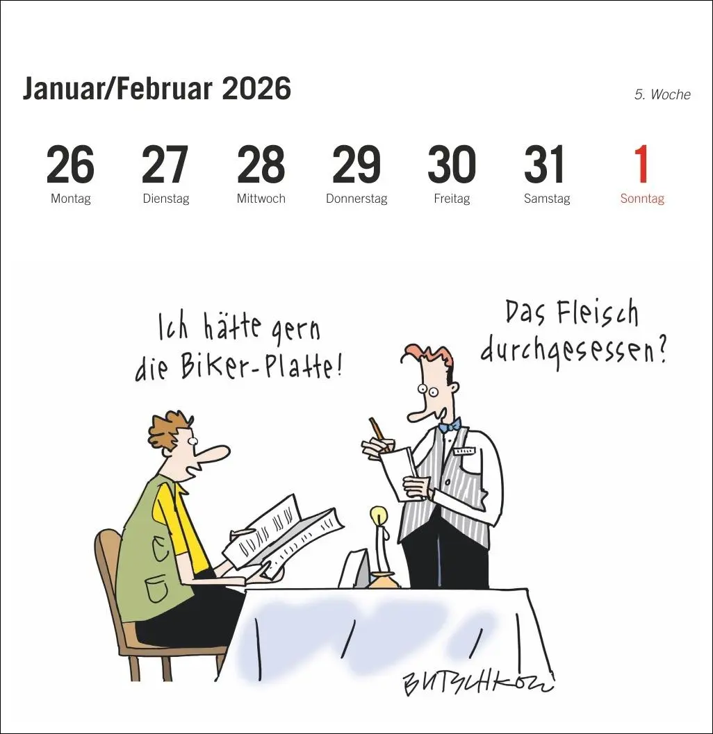 Bild: 9783756411375 | Peter Butschkow: Fahrrad unser Premium-Postkartenkalender 2026 | 54 S.
