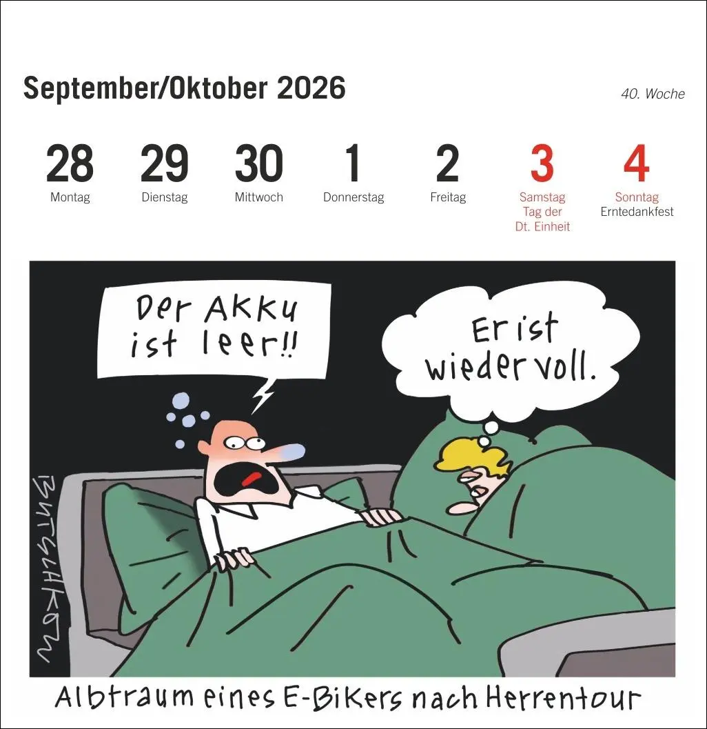 Bild: 9783756411375 | Peter Butschkow: Fahrrad unser Premium-Postkartenkalender 2026 | 54 S.