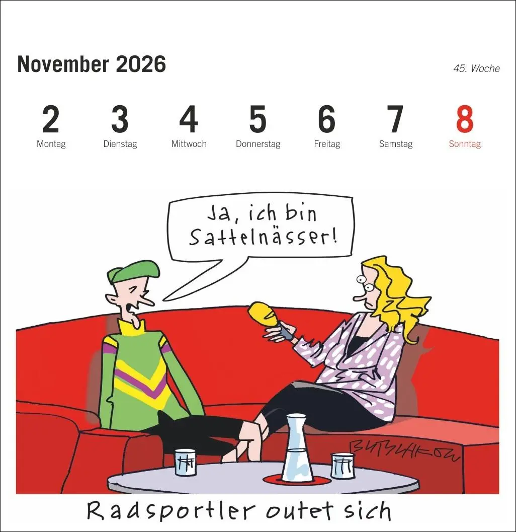 Bild: 9783756411375 | Peter Butschkow: Fahrrad unser Premium-Postkartenkalender 2026 | 54 S.