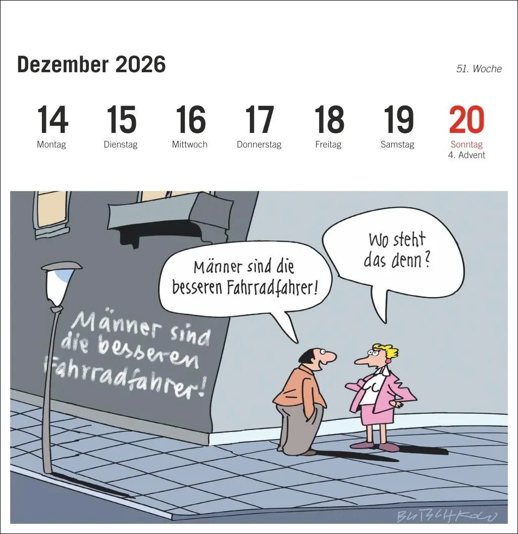 Bild: 9783756411375 | Peter Butschkow: Fahrrad unser Premium-Postkartenkalender 2026 | 54 S.