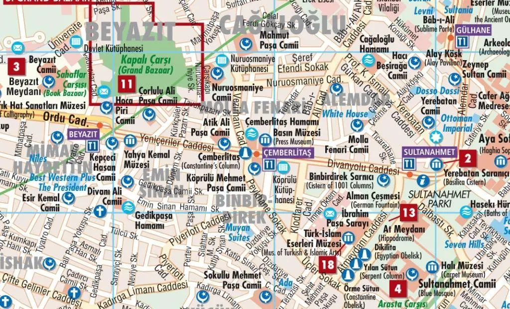 Bild: 9783866091375 | Istanbul 1 : 11 000 | (Land-)Karte | Borch Maps | 2 S. | Deutsch