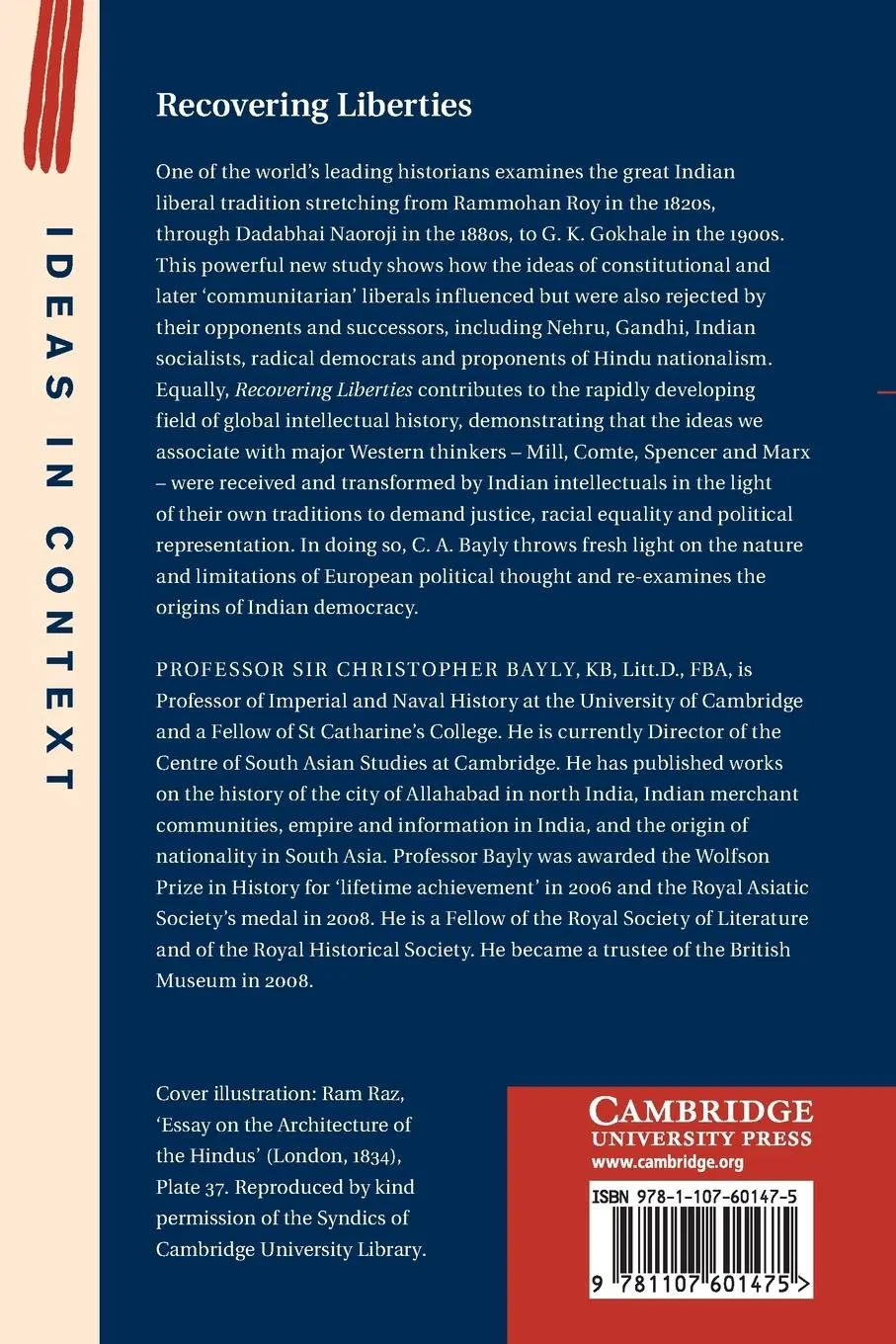 Rückseite: 9781107601475 | Recovering Liberties | C. A. Bayly | Taschenbuch | Englisch | 2011