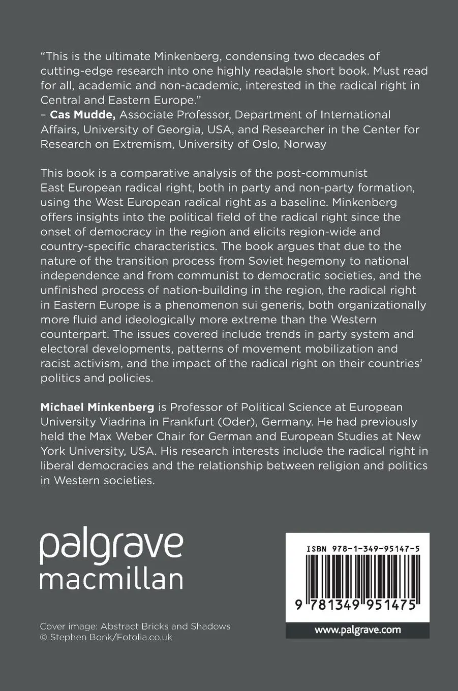 Rückseite: 9781349951475 | The Radical Right in Eastern Europe | Democracy under Siege? | Buch