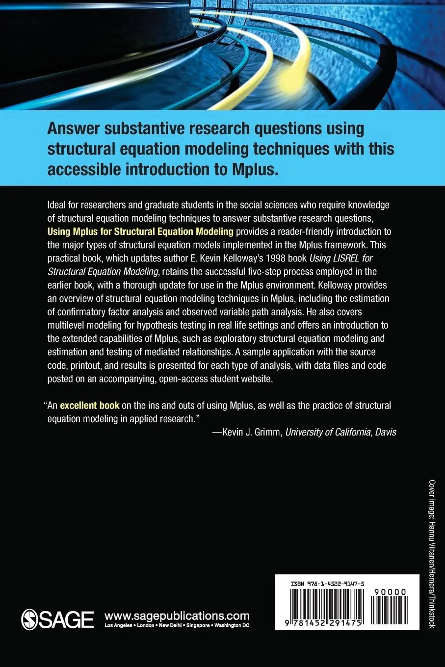 Rückseite: 9781452291475 | Using Mplus for Structural Equation Modeling | A Researcher's Guide