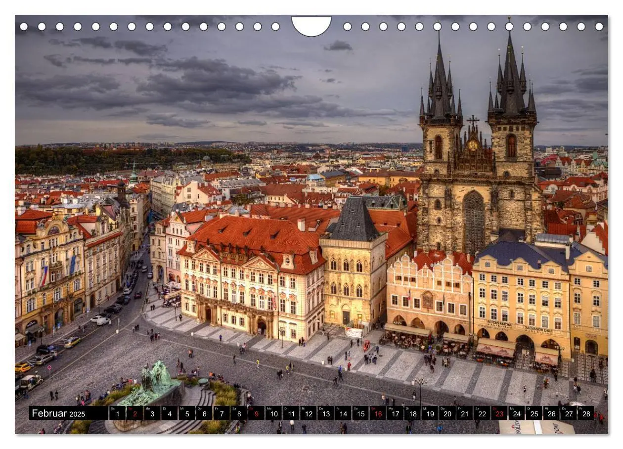 Bild: 9783435711475 | Europäische Städte (Wandkalender 2025 DIN A4 quer), CALVENDO...