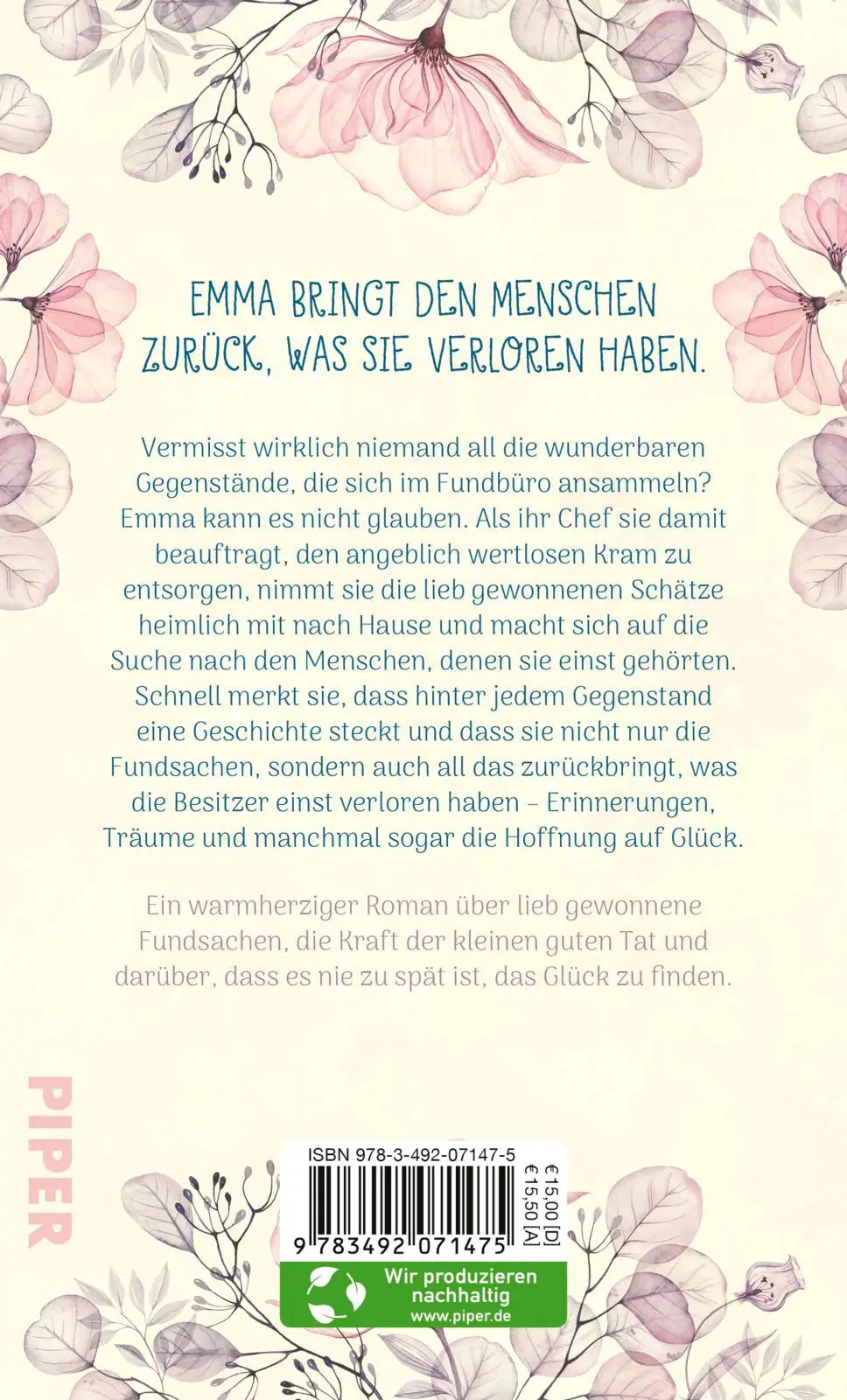 Rückseite: 9783492071475 | Die Glücksbringerin | Maia Franke | Buch | 288 S. | Deutsch | 2022