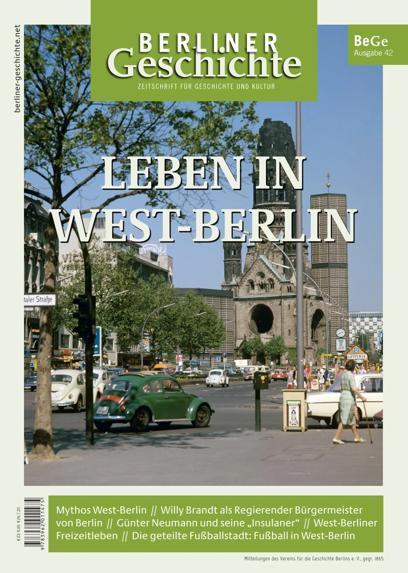Cover: 9783962011475 | Berliner Geschichte - Zeitschrift für Geschichte und Kultur 42 | V.