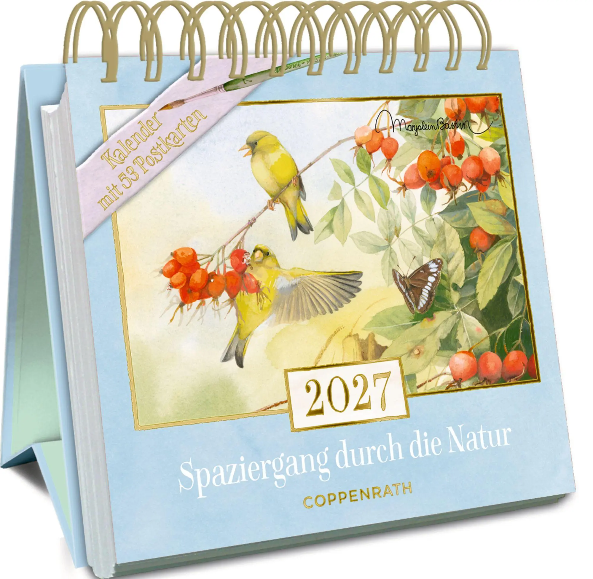 Cover: 4050003971575 | Kalender mit 53 Postkarten 2027 - Spaziergang durch die Natur | Bastin