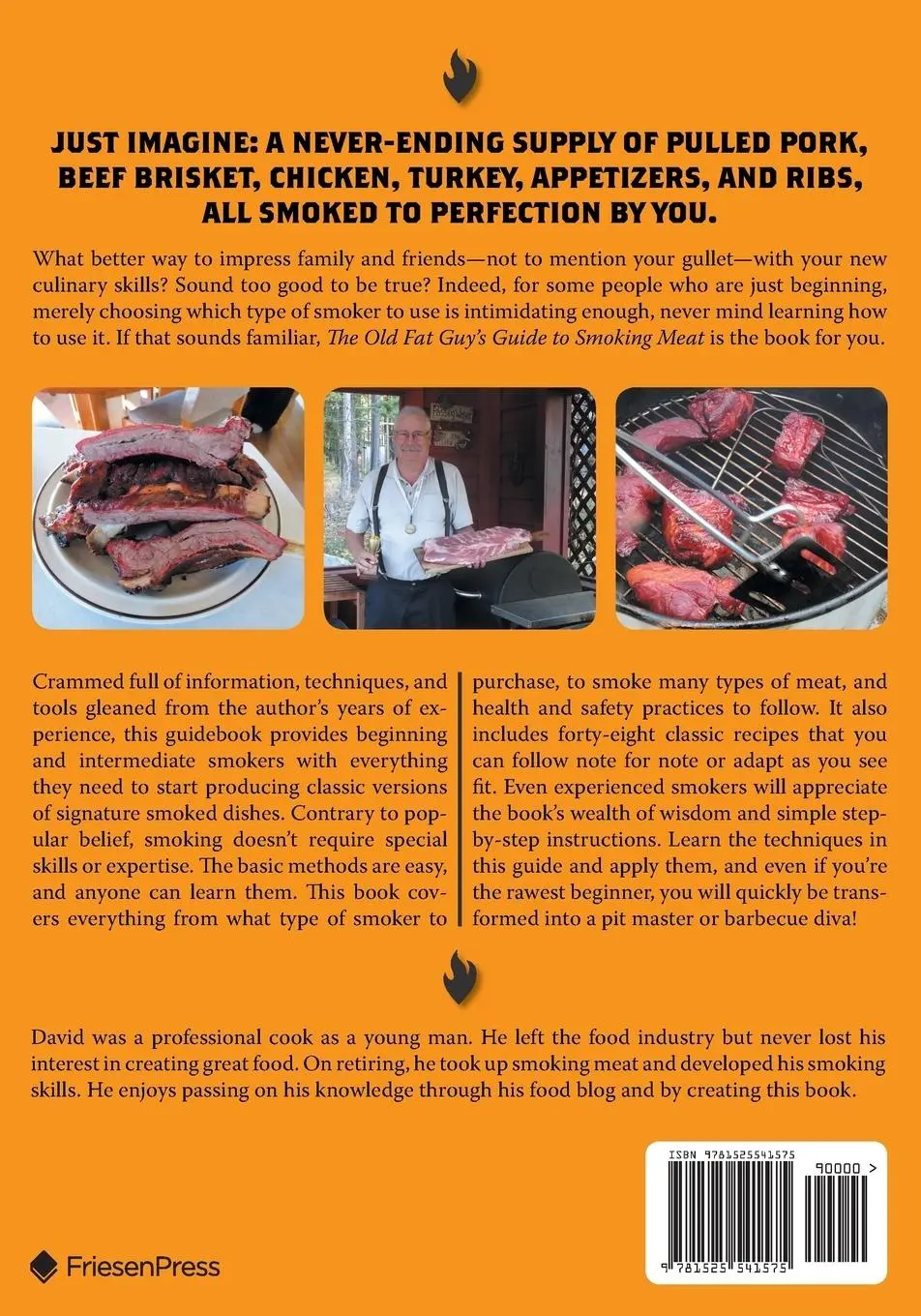 Rückseite: 9781525541575 | The Old Fat Guy's Guide to Smoking Meat for Beginners | David Farrell