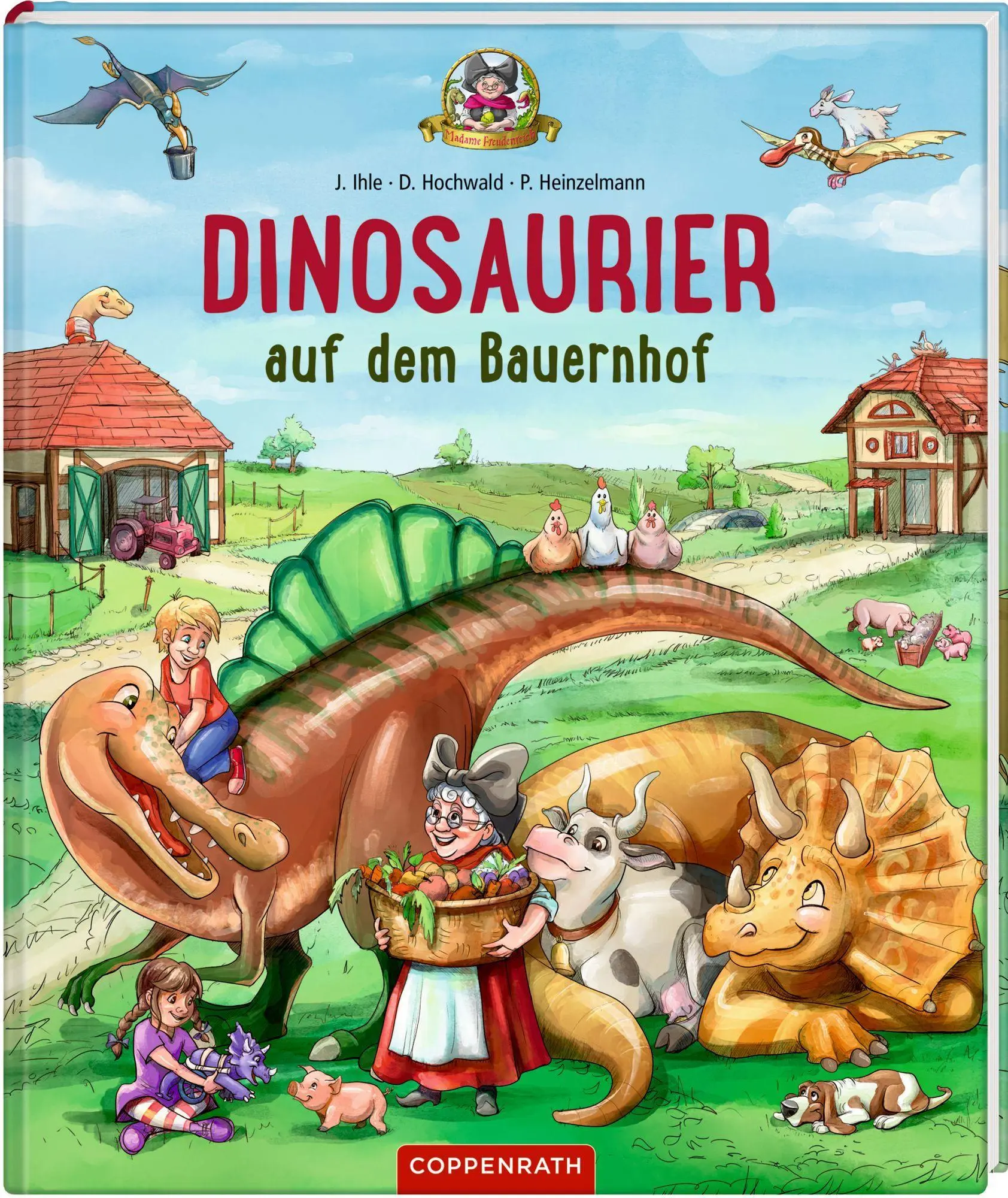Cover: 9783649641575 | Dinosaurier auf dem Bauernhof (Bd. 4) | Dominik Hochwald (u. a.)