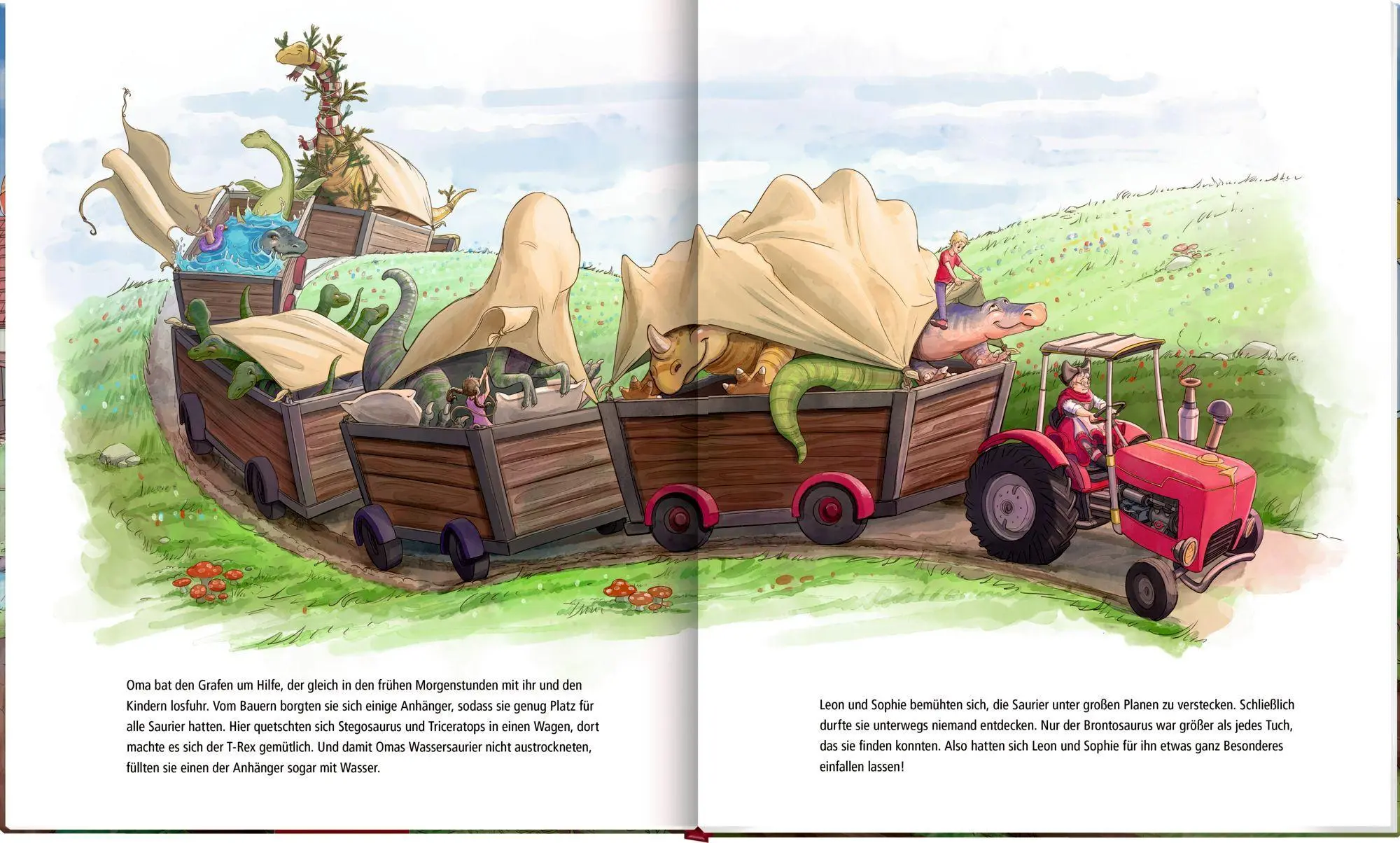 Bild: 9783649641575 | Dinosaurier auf dem Bauernhof (Bd. 4) | Dominik Hochwald (u. a.)