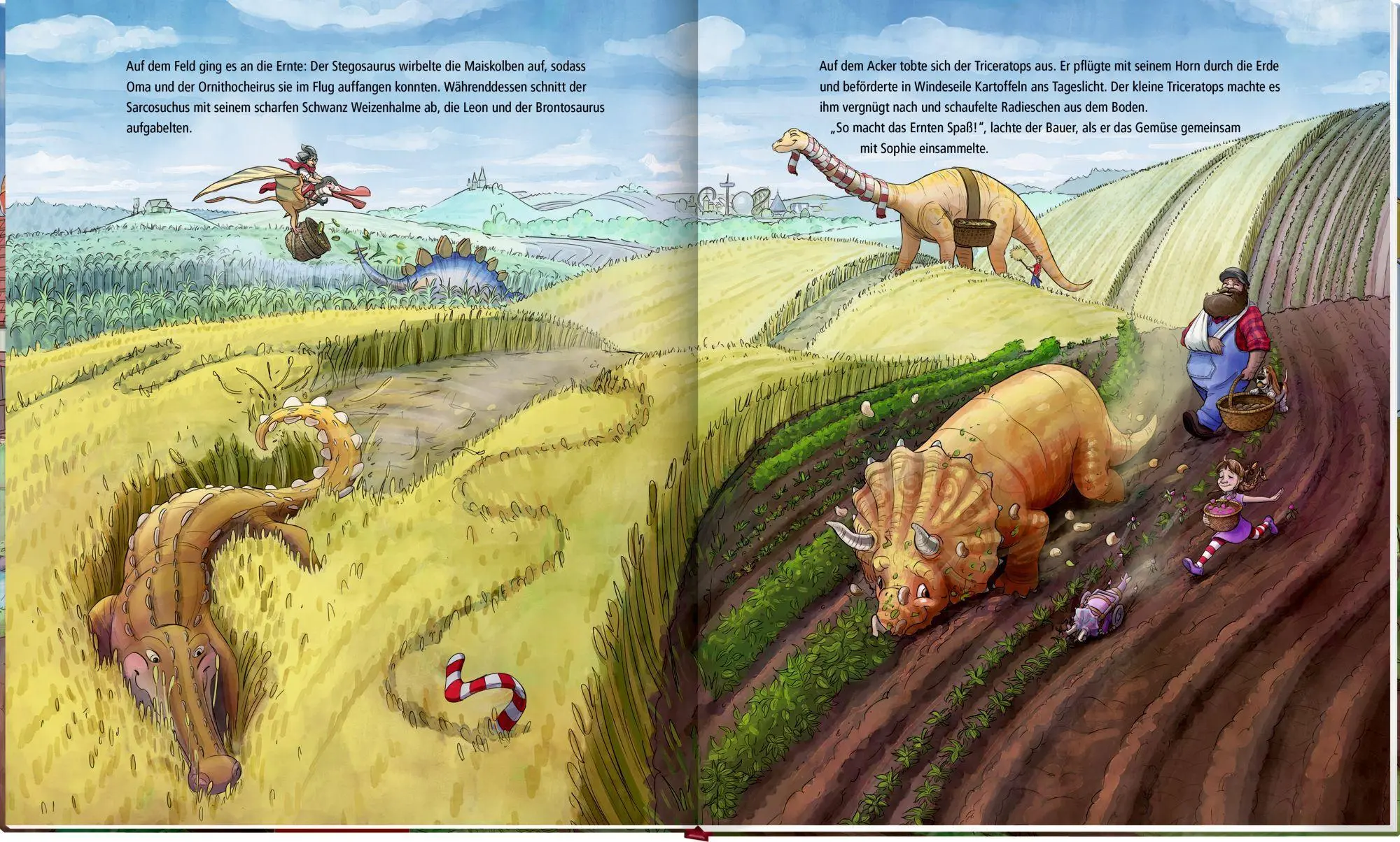 Bild: 9783649641575 | Dinosaurier auf dem Bauernhof (Bd. 4) | Dominik Hochwald (u. a.)