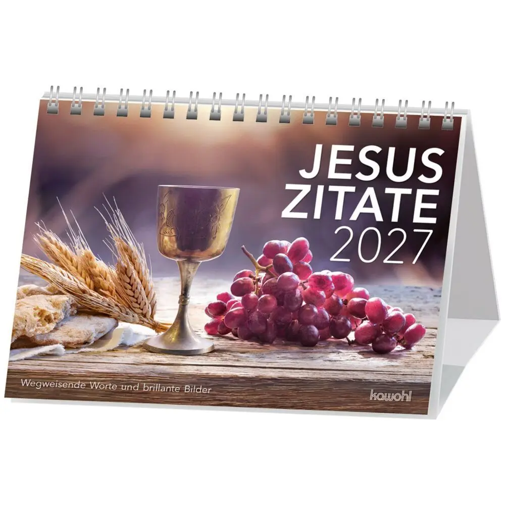 Cover: 9783754891575 | Jesus Zitate 2027 | Wegweisende Worte und brillante Bilder | Kalender