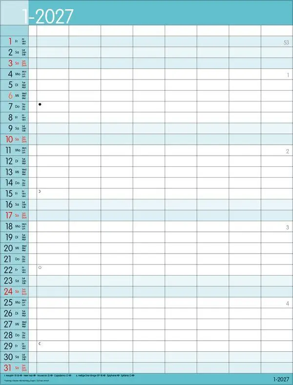 Bild: 9783819301575 | XXL Family Timer 8 2027 | Verlag Korsch | Kalender | 14 S. | Deutsch