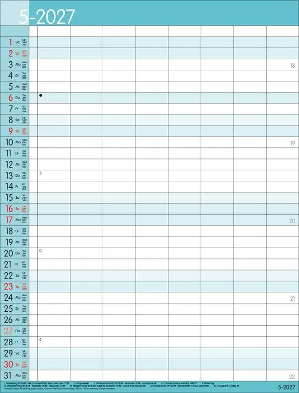 Bild: 9783819301575 | XXL Family Timer 8 2027 | Verlag Korsch | Kalender | 14 S. | Deutsch