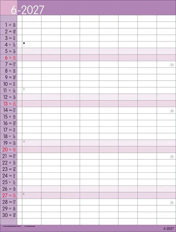 Bild: 9783819301575 | XXL Family Timer 8 2027 | Verlag Korsch | Kalender | 14 S. | Deutsch