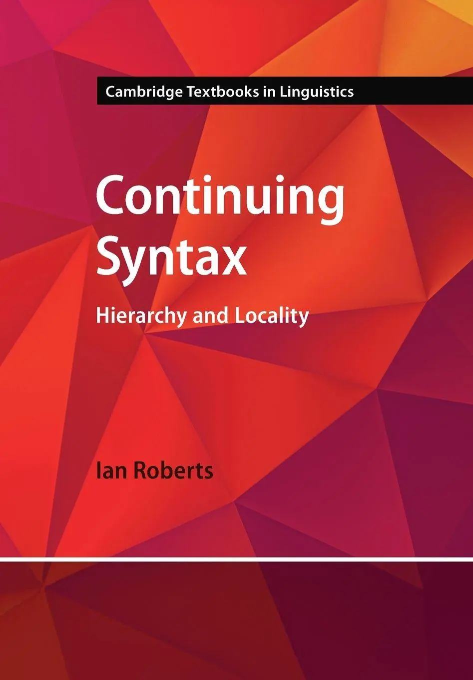 Cover: 9781009291675 | Continuing Syntax | Ian Roberts | Taschenbuch | Englisch | 2025