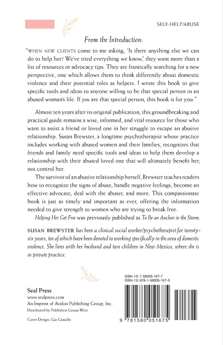 Rückseite: 9781580051675 | Helping Her Get Free | Susan Brewster | Taschenbuch | Englisch | 2006
