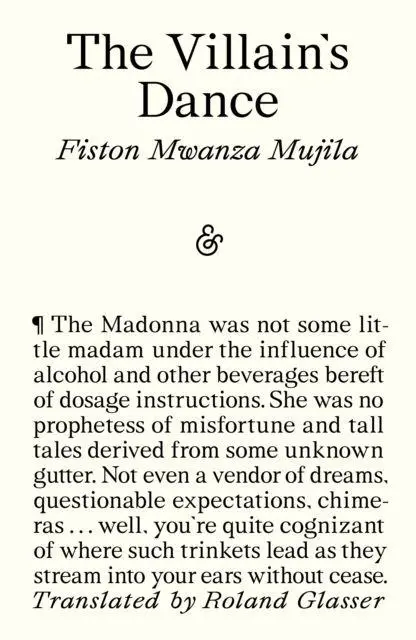 Cover: 9781916751675 | The Villain's Dance | Fiston Mwanza Mujila | Taschenbuch | Englisch