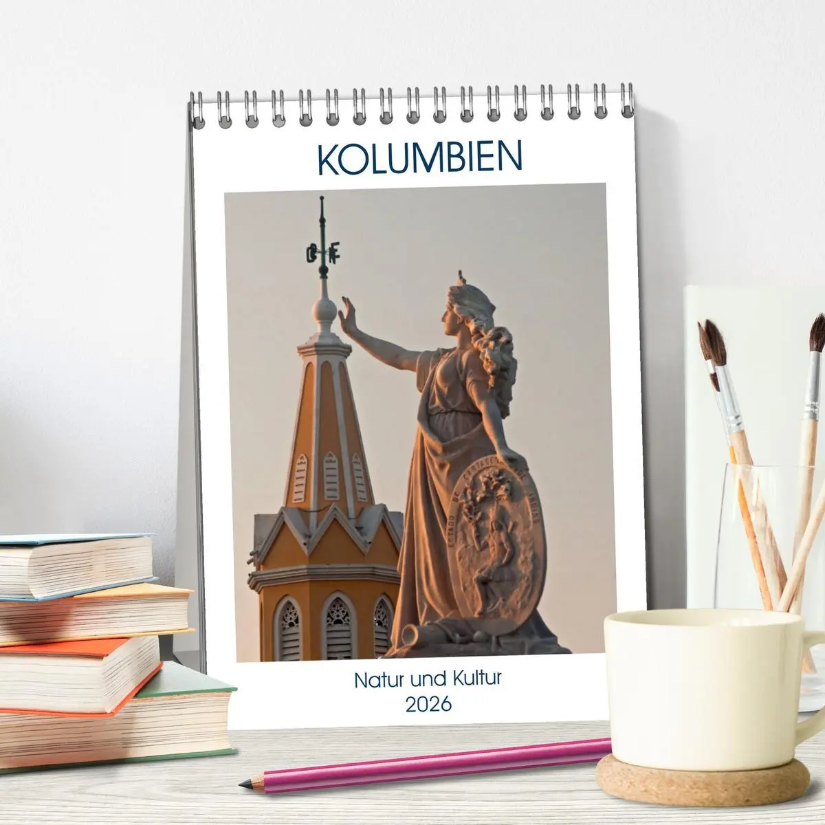 Bild: 9783516421675 | Kolumbien - Natur und Kultur (Tischkalender 2026 DIN A5 hoch),...
