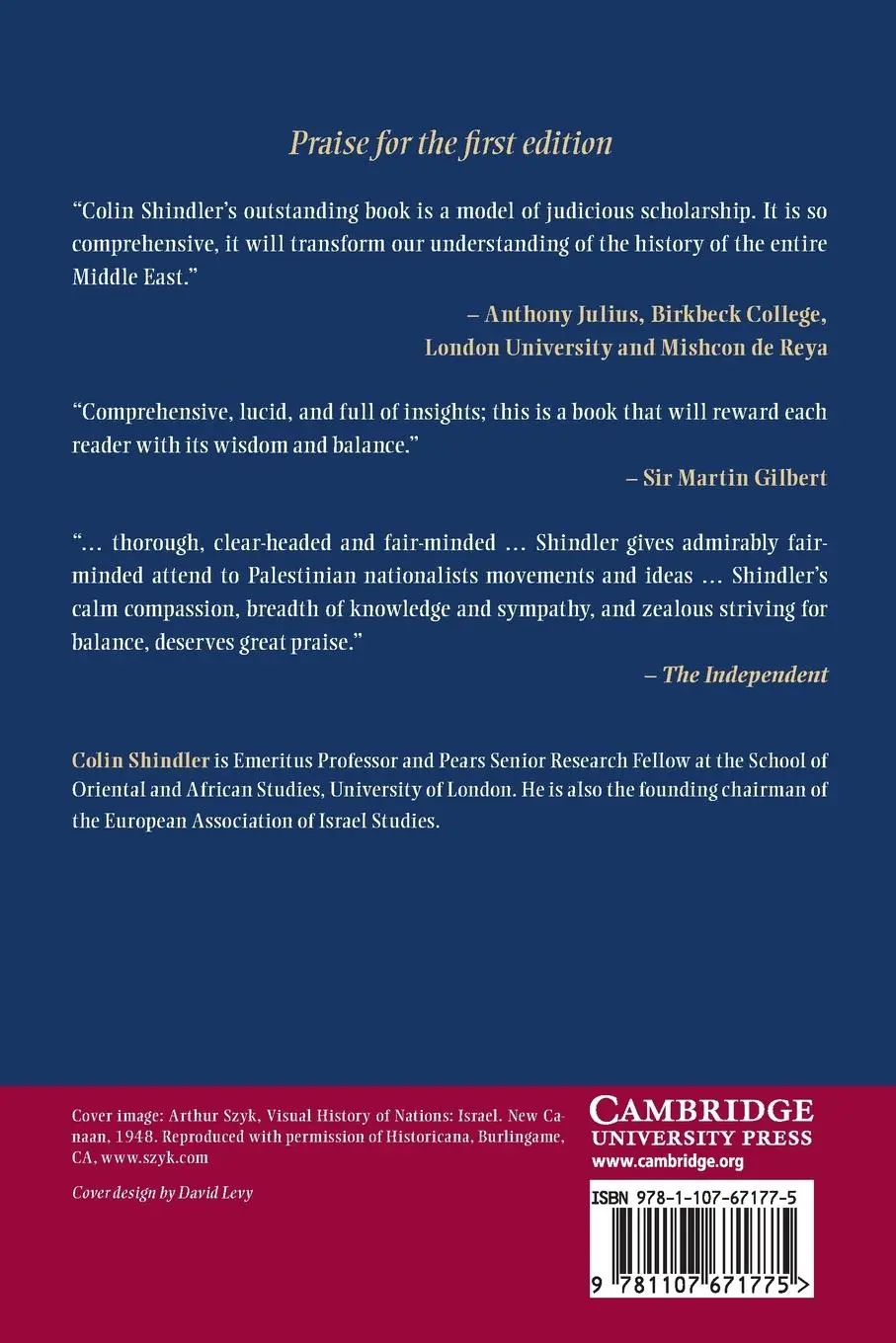 Rückseite: 9781107671775 | A History of Modern Israel | Colin Shindler | Taschenbuch | Englisch
