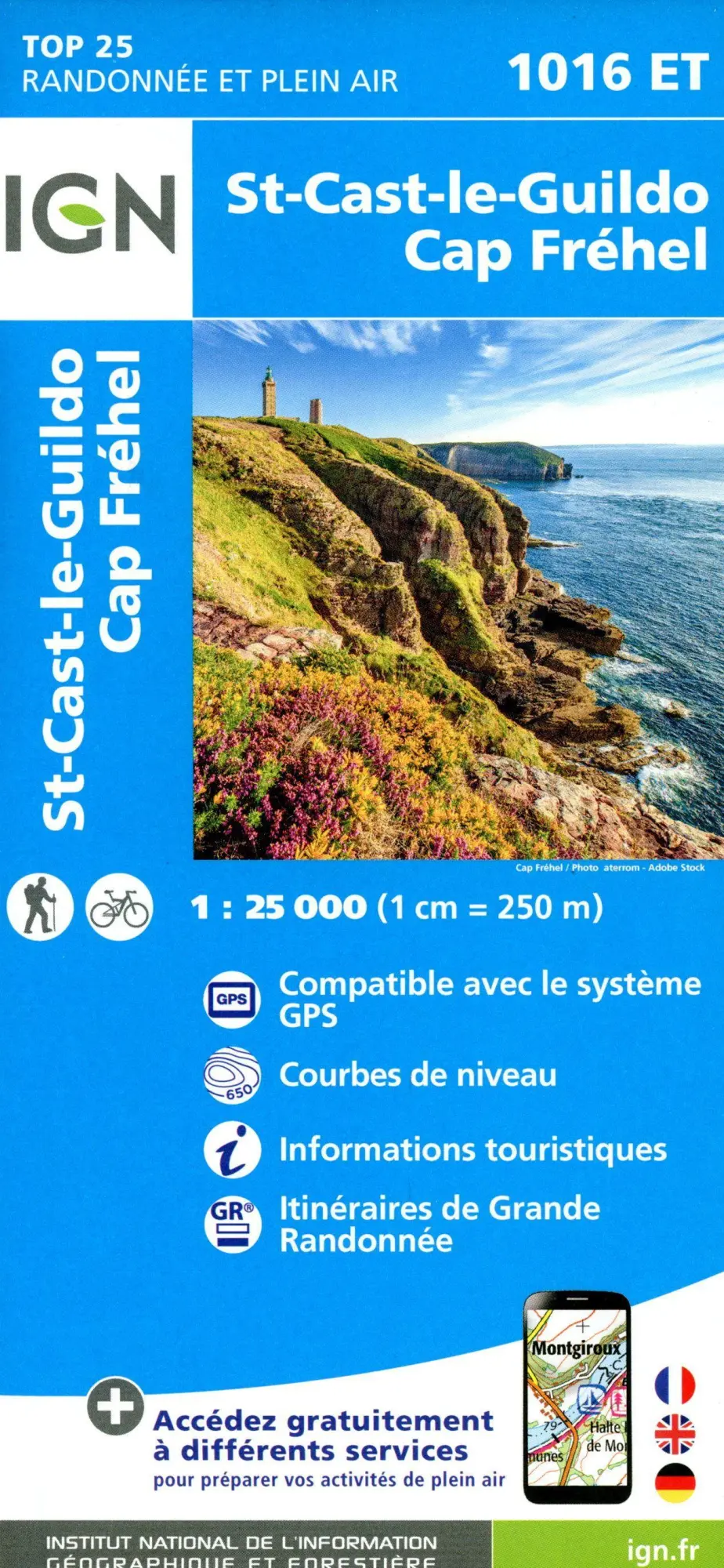 Cover: 9782758551775 | St-Cast-le-Guildo 1:25 000 | (Land-)Karte | Französisch | 2022