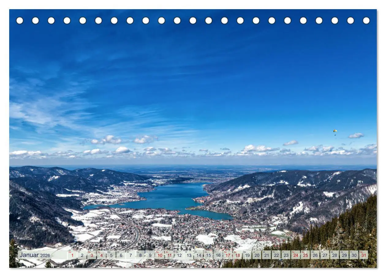 Bild: 9783457491775 | Malerischer Tegernsee (Tischkalender 2026 DIN A5 quer), CALVENDO...