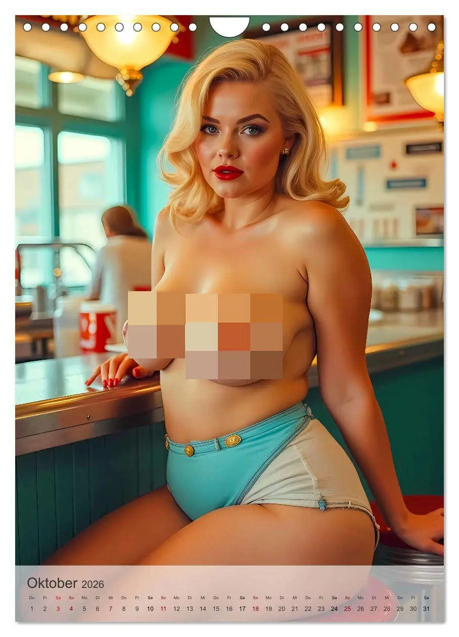 Bild: 9783457941775 | Pin-up Girls - Sexy Vintage Diven (Wandkalender 2026 DIN A4 hoch),...