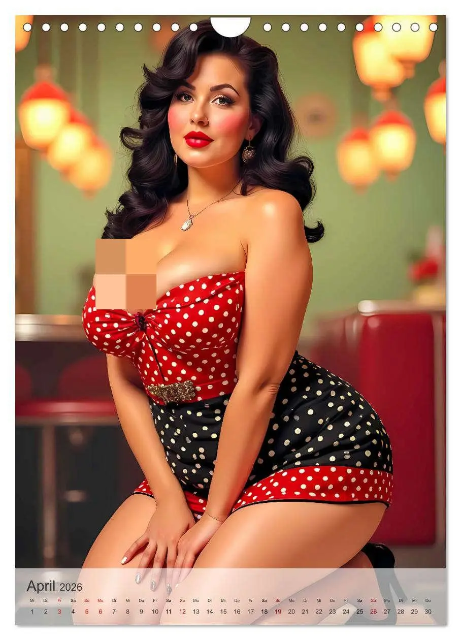 Bild: 9783457941775 | Pin-up Girls - Sexy Vintage Diven (Wandkalender 2026 DIN A4 hoch),...
