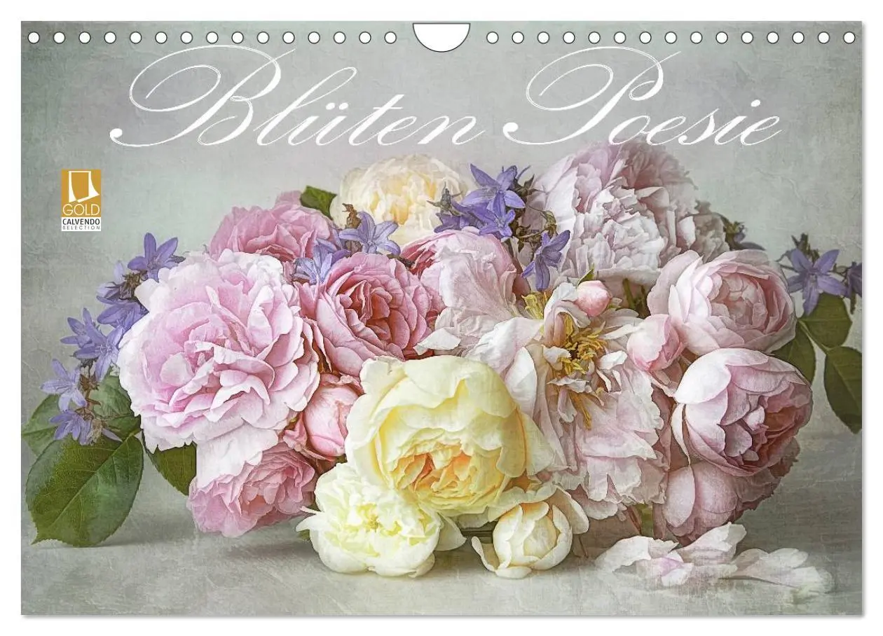 Cover: 9783516101775 | Blüten Poesie (Wandkalender 2026 DIN A4 quer), CALVENDO Monatskalender