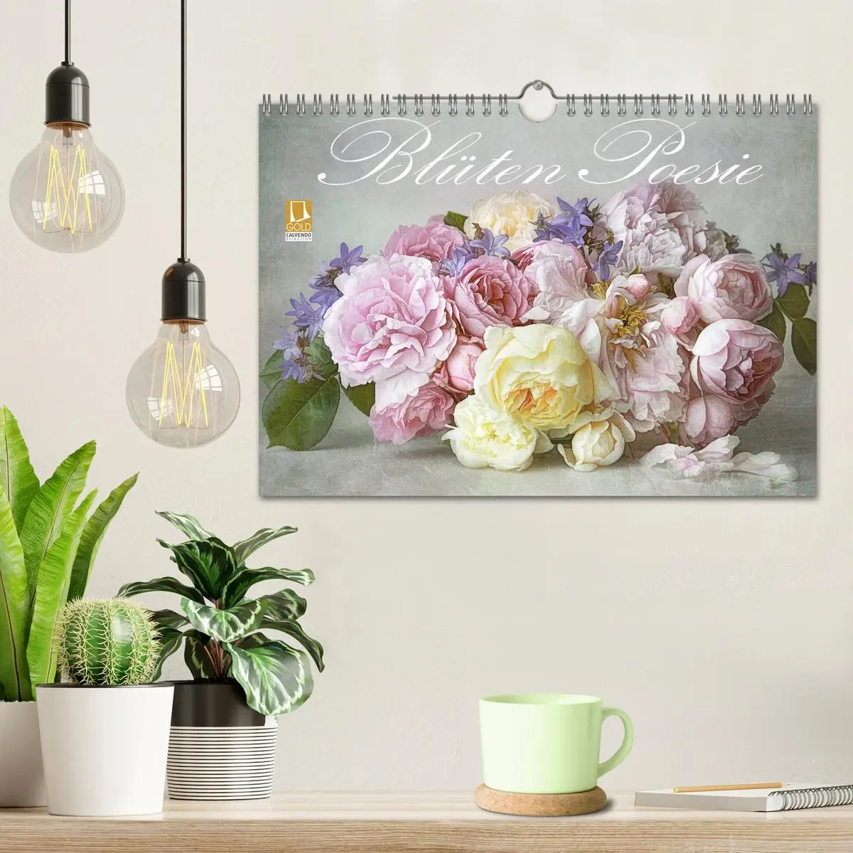 Bild: 9783516101775 | Blüten Poesie (Wandkalender 2026 DIN A4 quer), CALVENDO Monatskalender