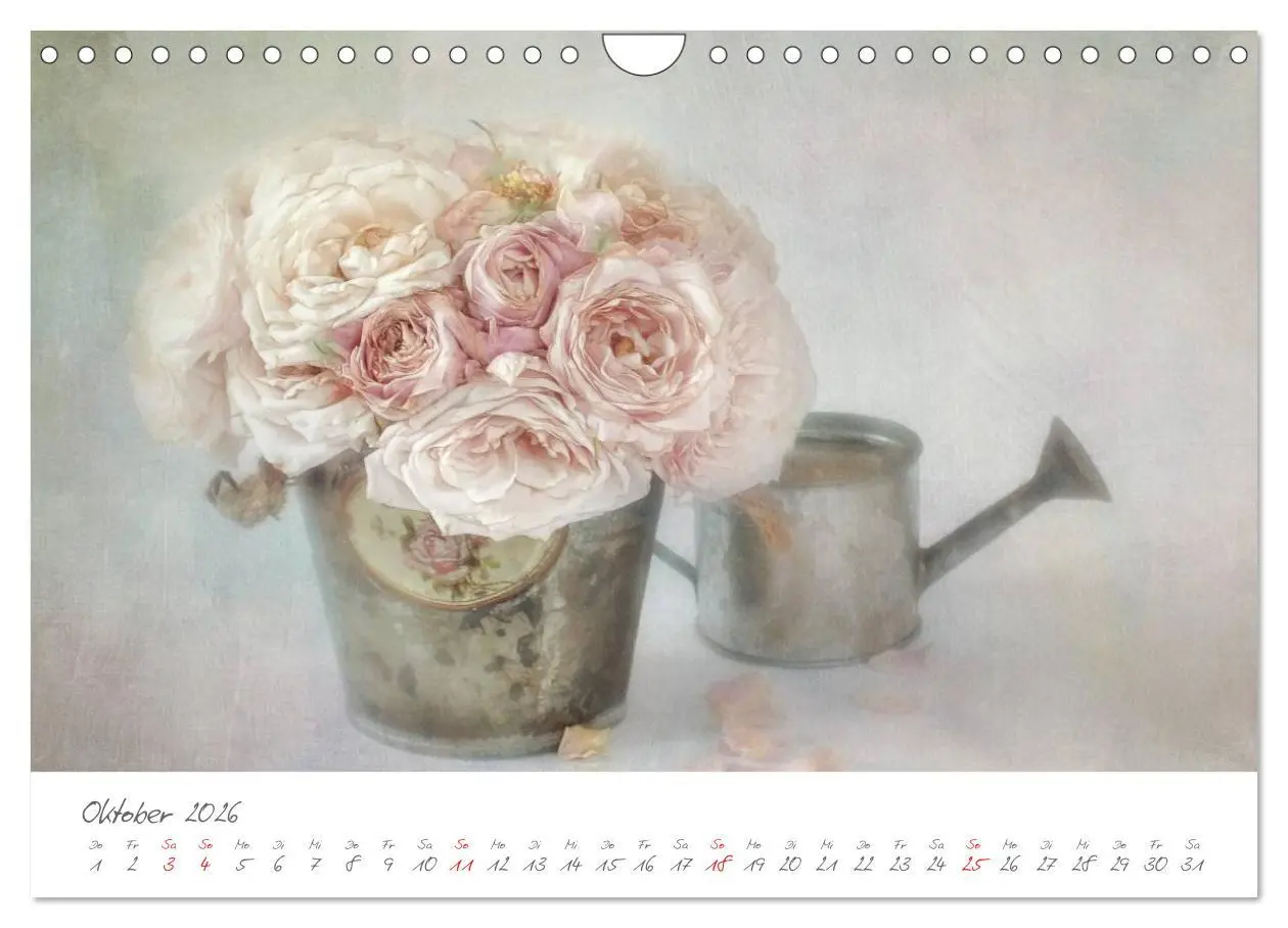 Bild: 9783516101775 | Blüten Poesie (Wandkalender 2026 DIN A4 quer), CALVENDO Monatskalender