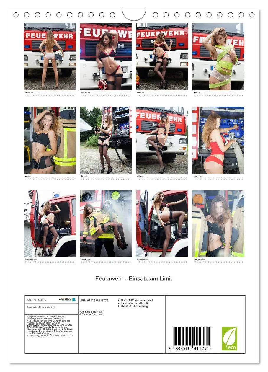 Bild: 9783516411775 | Feuerwehr - Einsatz am Limit (Wandkalender 2026 DIN A4 hoch),...