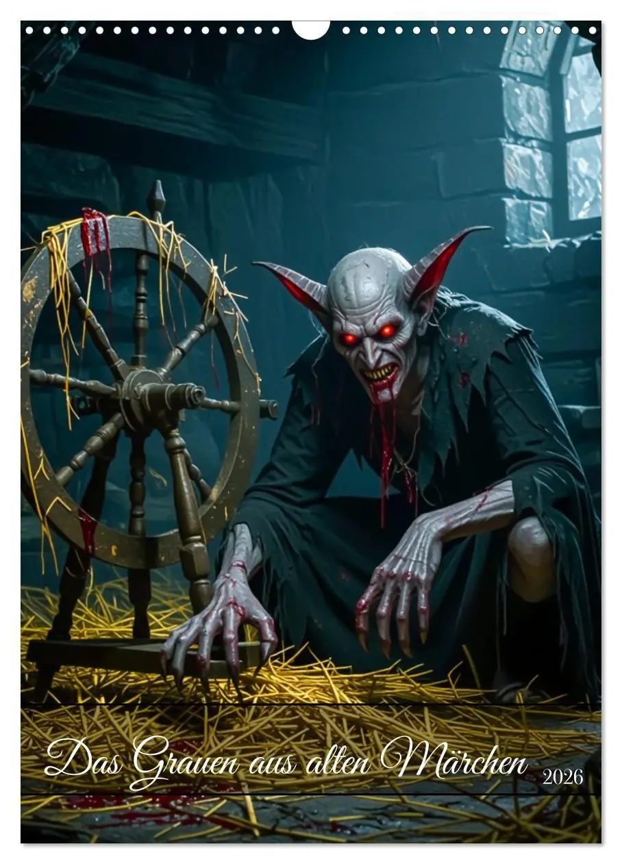 Cover: 9783516651775 | Das Grauen aus alten Märchen (Wandkalender 2026 DIN A3 hoch),...