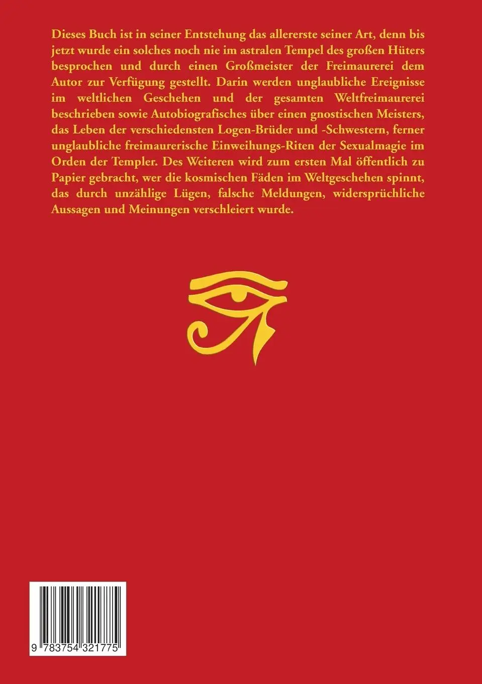 Rückseite: 9783754321775 | Macht und Gnosis - Magie und Mystik | Johnnes H. von Hohenstätten