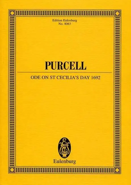 Cover: 9783795771775 | Ode on St. Cecilia's Day 1692 Z 328 | Henry Purcell | Buch | 140 S.