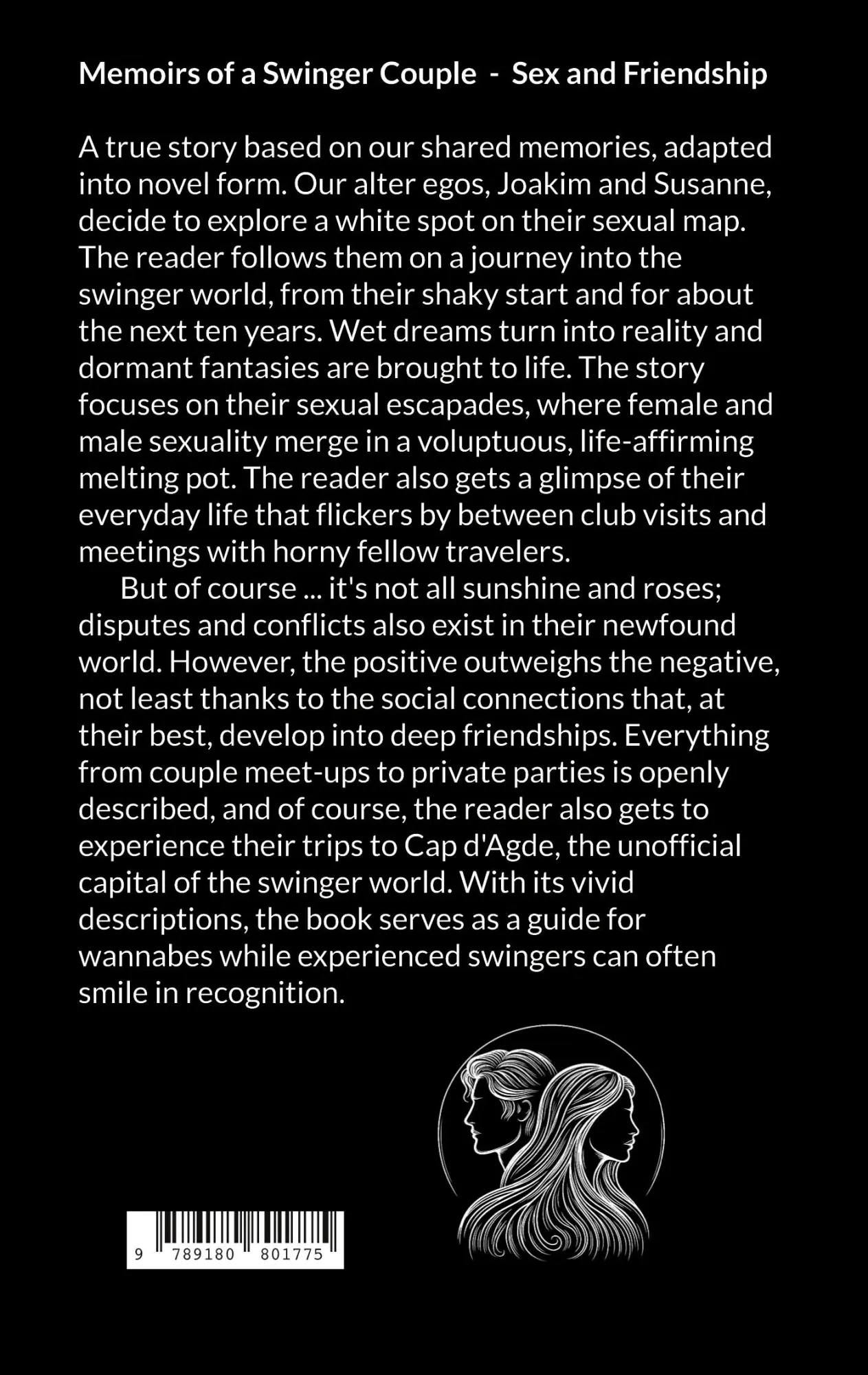 Rückseite: 9789180801775 | Memoirs of a Swinger Couple | Sex and Friendship | Andersson (u. a.)