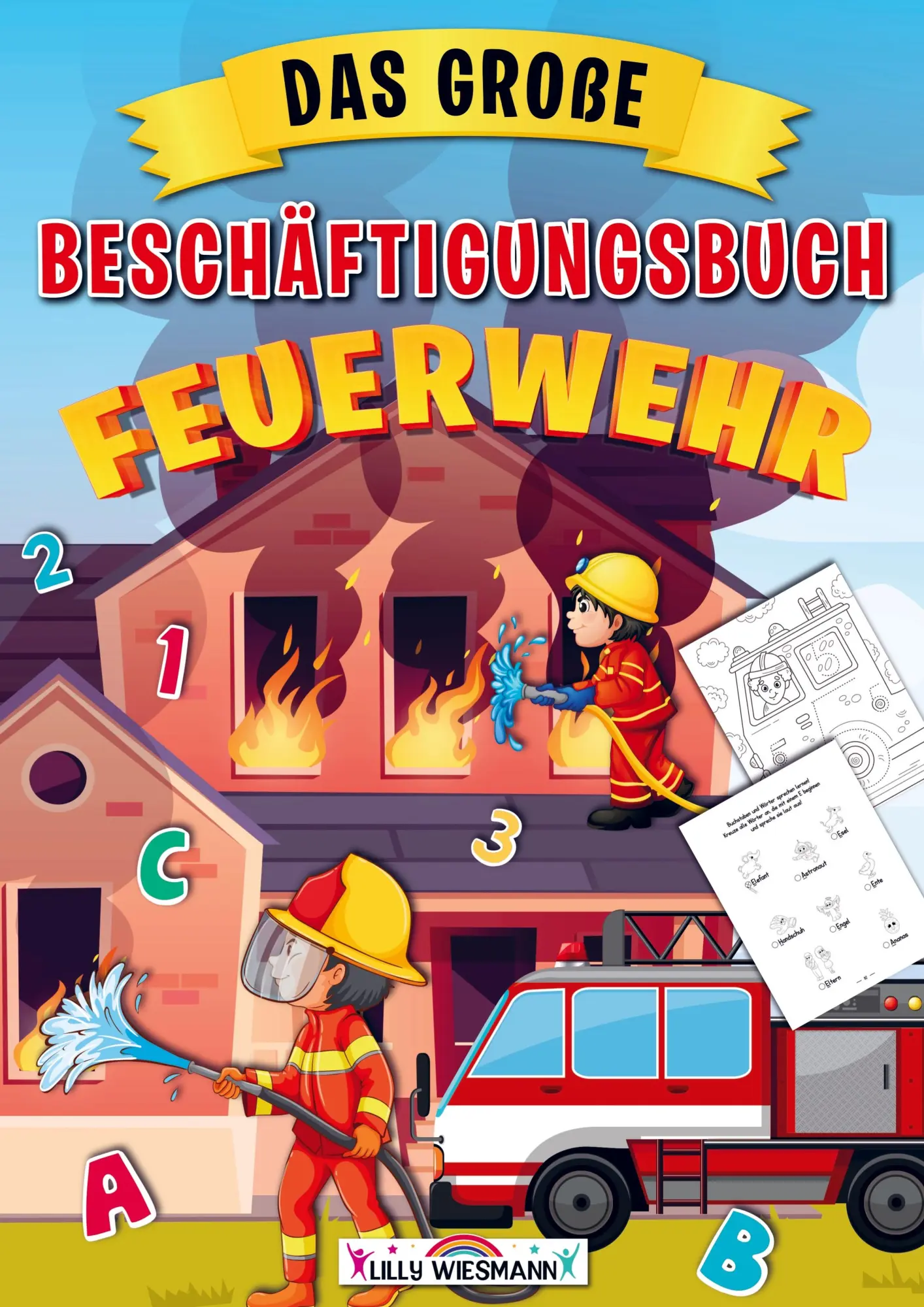 Cover: 9789403711775 | Das große Beschäftigungsbuch Feuerwehr | LernLux Verlag | Taschenbuch