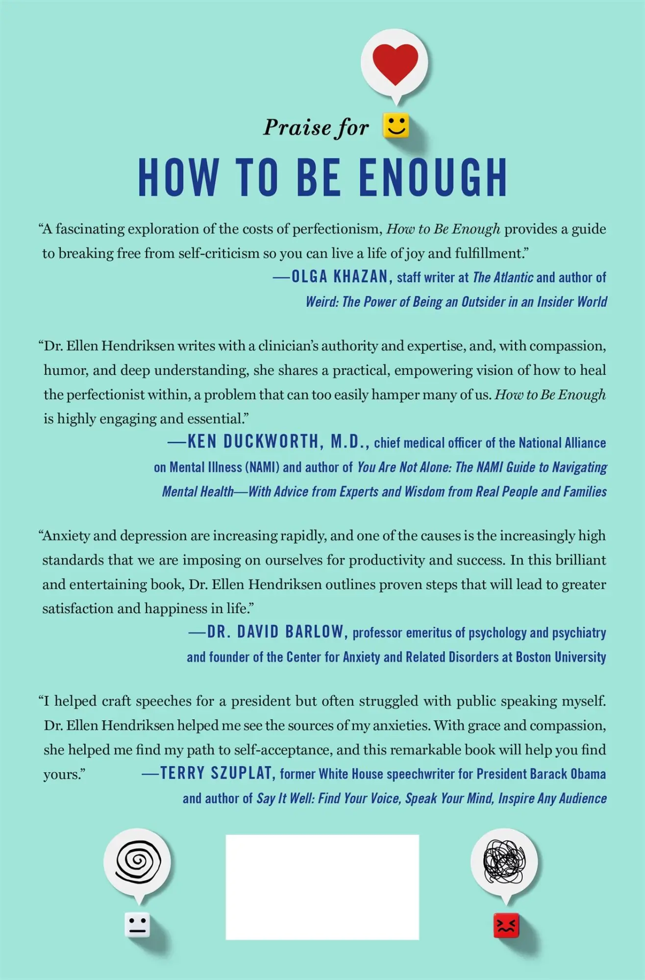 Rückseite: 9781250291875 | How to Be Enough | Self-Acceptance for Self-Critics and Perfectionists