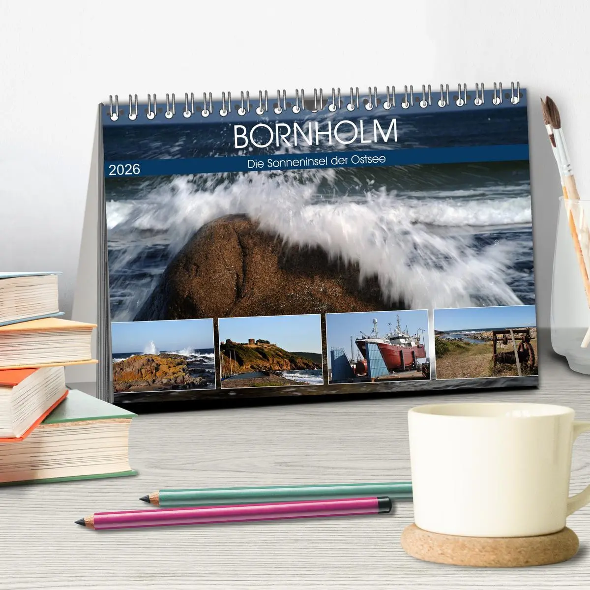 Bild: 9783457861875 | Bornholm - Sonneninsel der Ostsee (Tischkalender 2026 DIN A5 quer),...