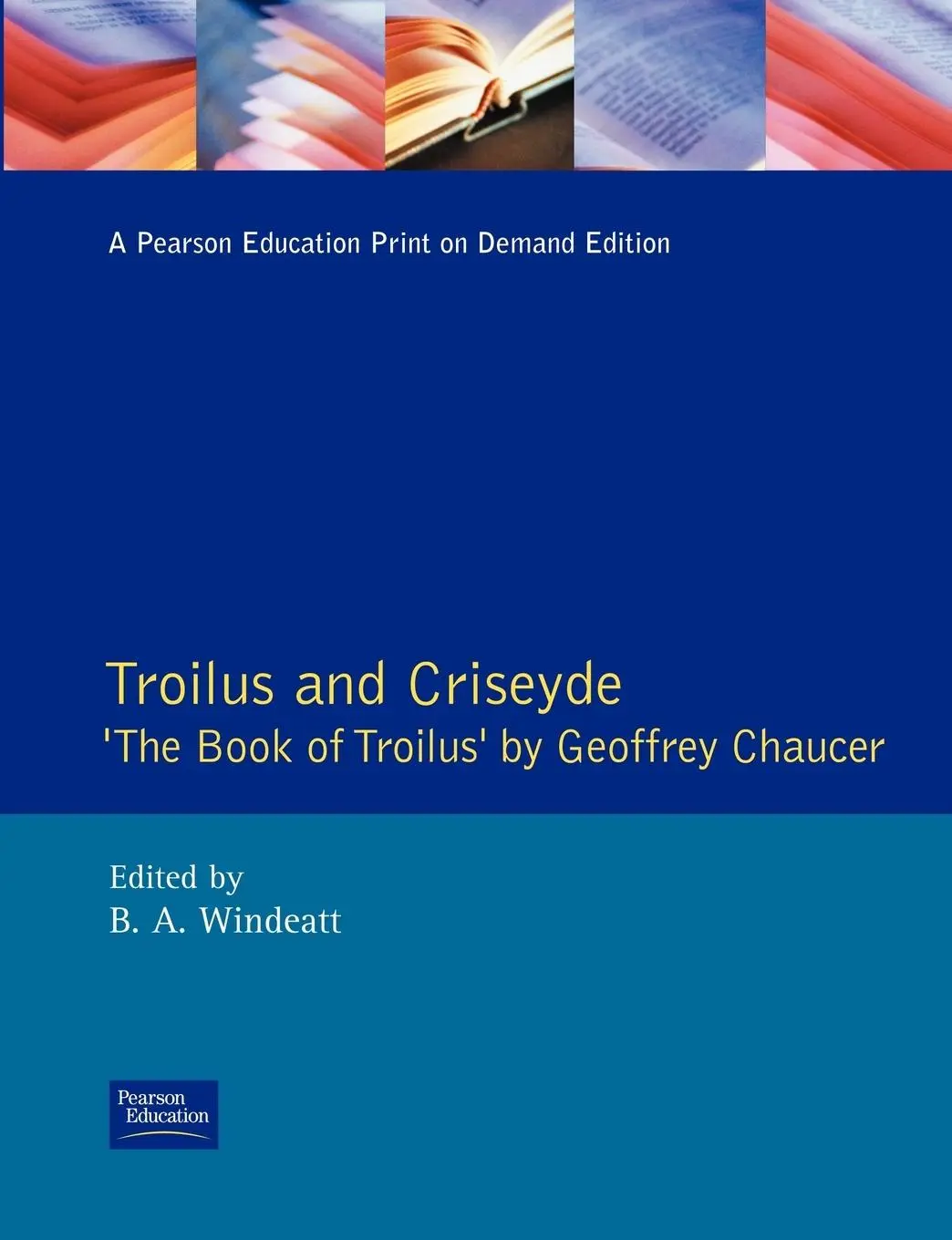 Cover: 9780582031975 | Troilus and Criseyde | "The Book of Troilus" by Geoffrey Chaucer