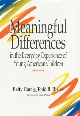 Cover: 9781557661975 | Meaningful Differences in the Everyday Experience of Young American...