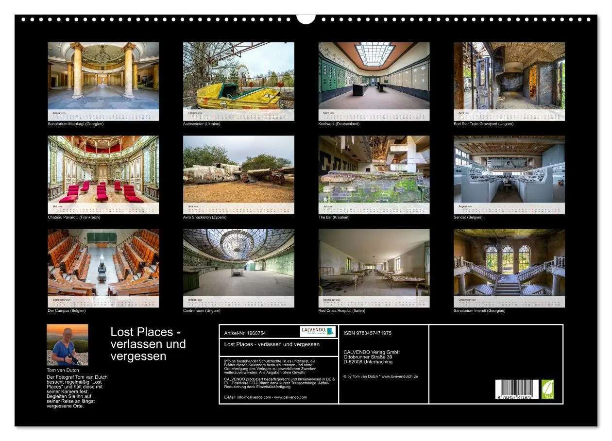 Bild: 9783457471975 | Lost Places - verlassen und vergessen (Wandkalender 2026 DIN A2...