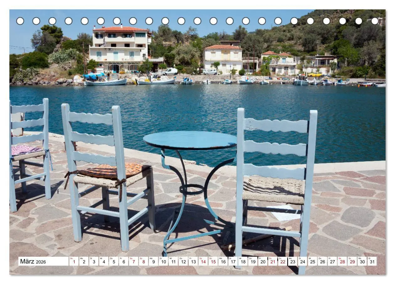 Bild: 9783457851975 | DER PELOPONNES (Tischkalender 2026 DIN A5 quer), CALVENDO...