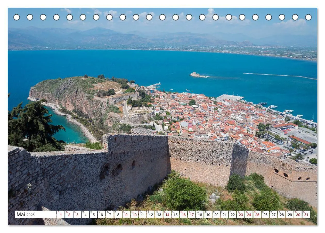 Bild: 9783457851975 | DER PELOPONNES (Tischkalender 2026 DIN A5 quer), CALVENDO...