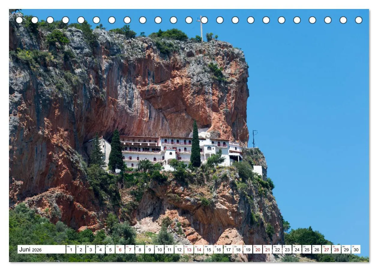 Bild: 9783457851975 | DER PELOPONNES (Tischkalender 2026 DIN A5 quer), CALVENDO...