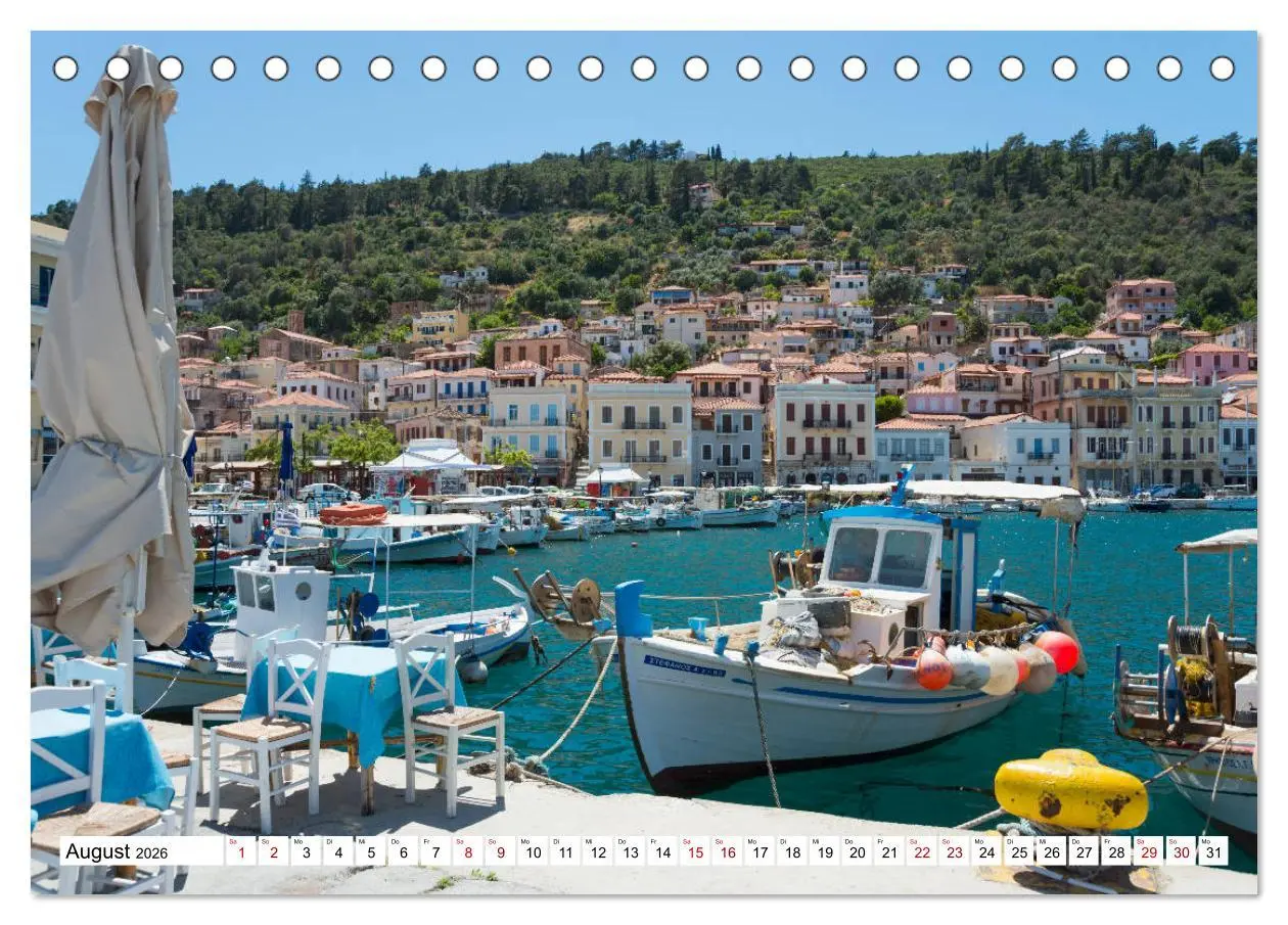 Bild: 9783457851975 | DER PELOPONNES (Tischkalender 2026 DIN A5 quer), CALVENDO...