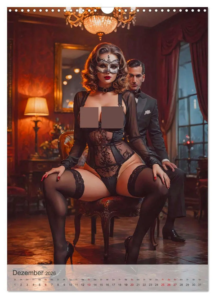 Bild: 9783516251975 | Verführerische Momente - Kinky Geheimnisse (Wandkalender 2026 DIN...