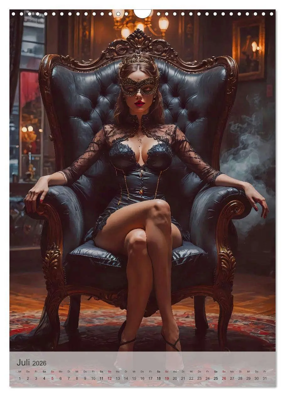 Bild: 9783516251975 | Verführerische Momente - Kinky Geheimnisse (Wandkalender 2026 DIN...