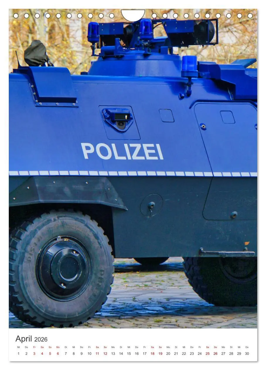 Bild: 9783516321975 | Tag der Polizei (Wandkalender 2026 DIN A4 hoch), CALVENDO...